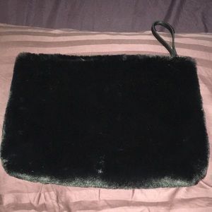 Old navy faux fur Clutch purse